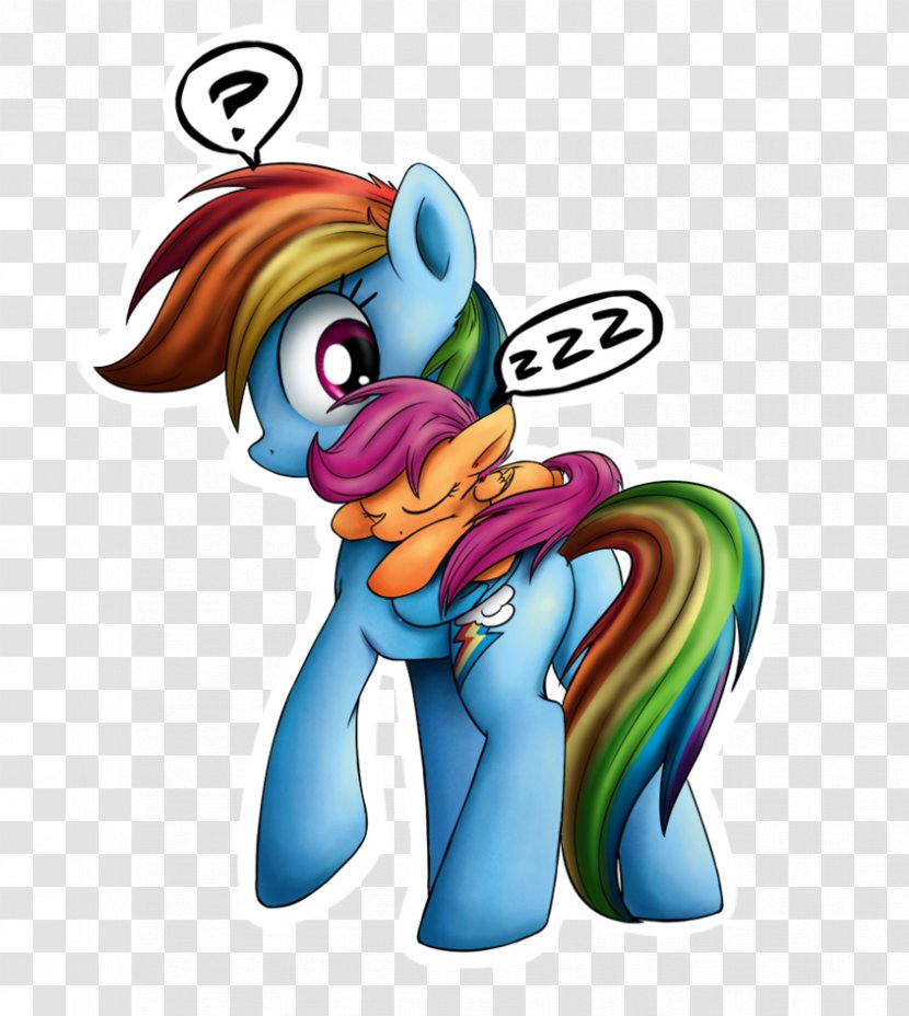 Horse Rainbow Dash Scootaloo Pony Rarity - Heart Transparent PNG