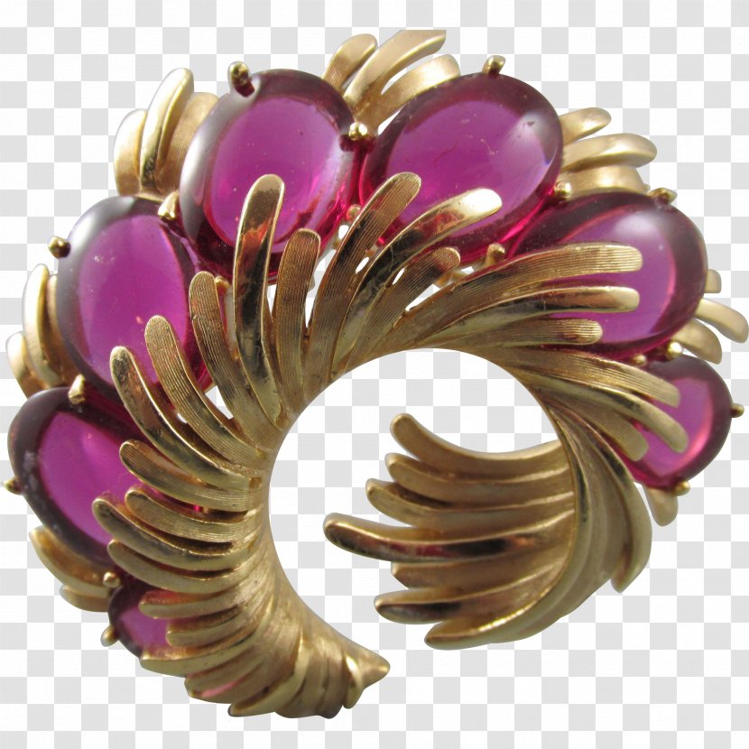 Clothing Accessories Jewellery Brooch Magenta Purple Transparent PNG