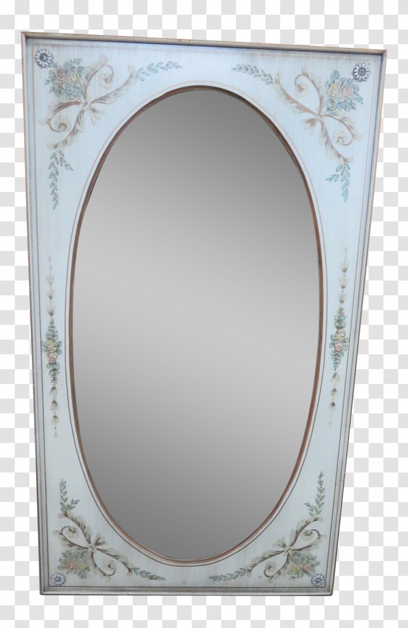 Oval M - Frame - Hand Painted Style Transparent PNG