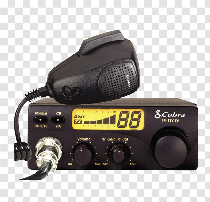 Citizens Band Radio Cobra 19 DX IV DXing Frequency - Dx Iv - Cb Transparent PNG