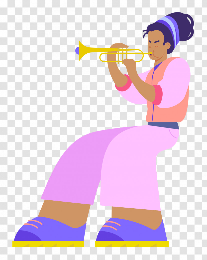 Playing The Trumpet Music Transparent PNG