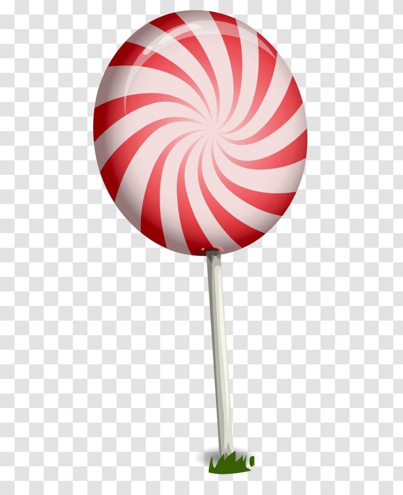 Lollipop Rock Candy Gummi - Red Transparent PNG