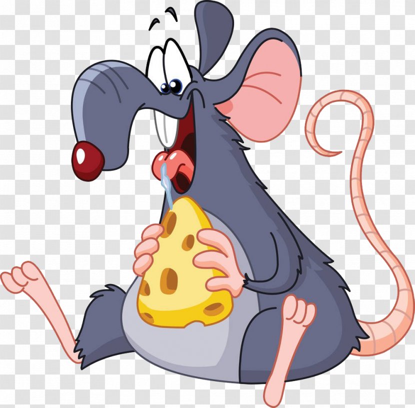 Rat Mouse Eating Clip Art - Frame - Cheese Transparent PNG