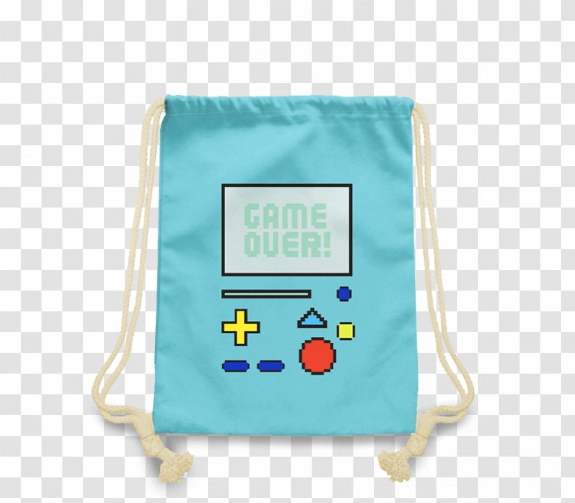 Textile Backpack Bag - Game Over Transparent PNG