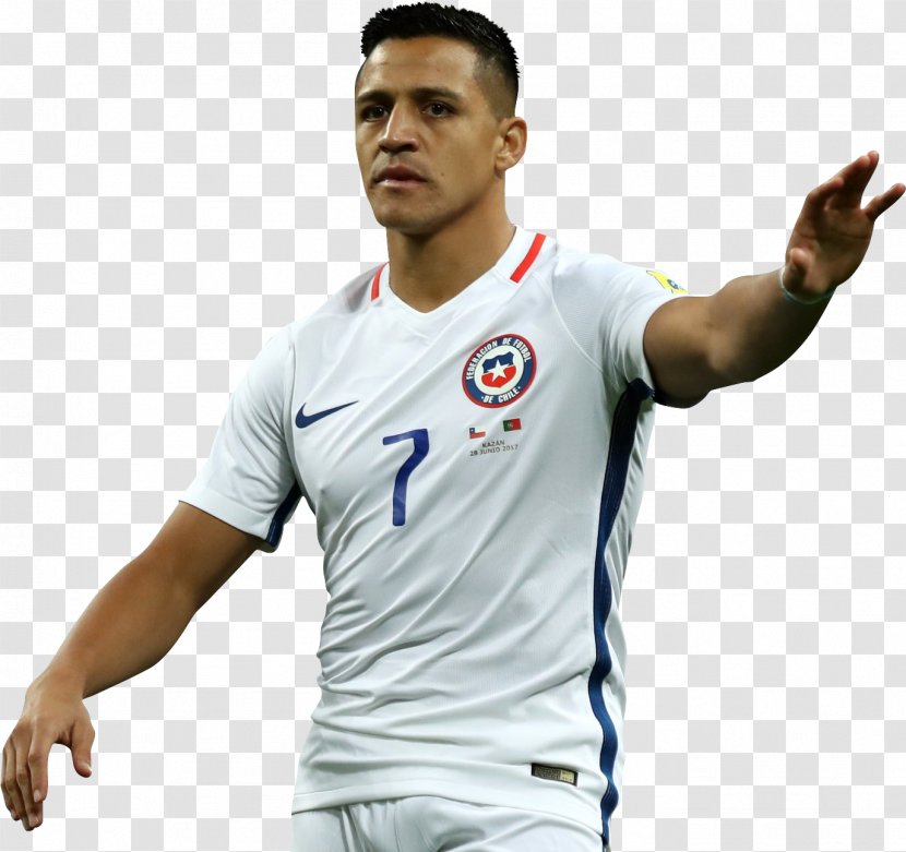 Alexis Sánchez Soccer Player Jersey Clip Art - Uniform - Outerwear Transparent PNG