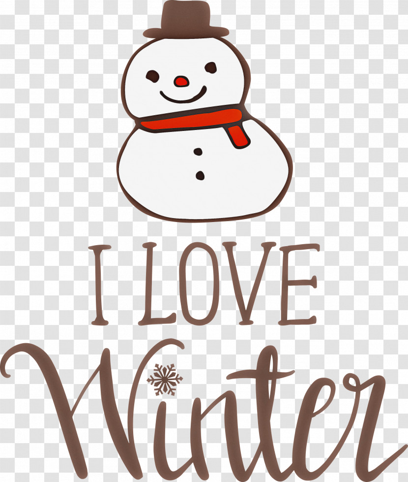 I Love Winter Winter Transparent PNG