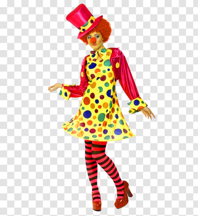 Clown Costume Party Woman Circus Transparent PNG