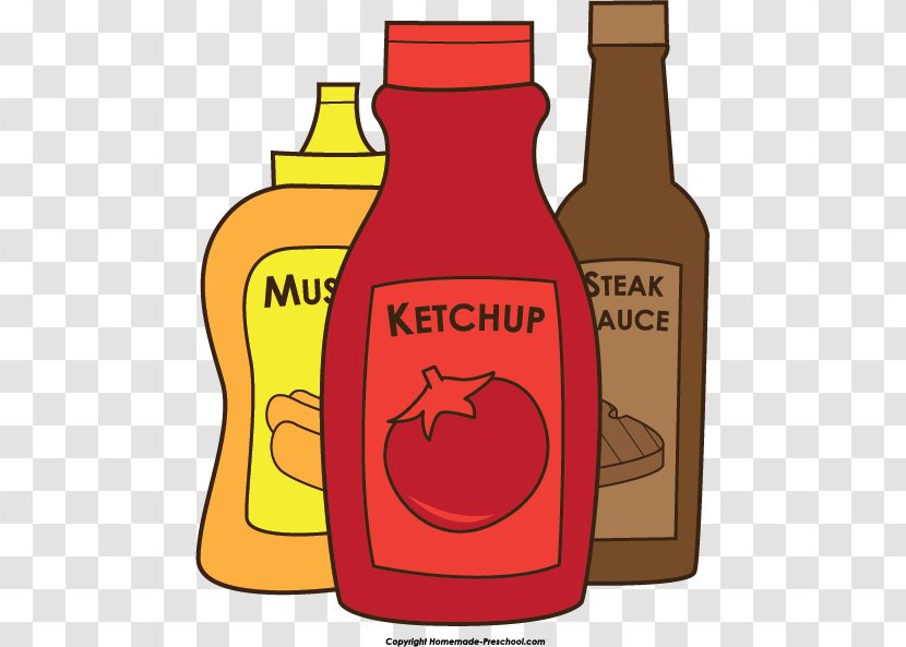 Barbecue Hamburger Clip Art - Bottle - Bbq Sauce Transparent PNG