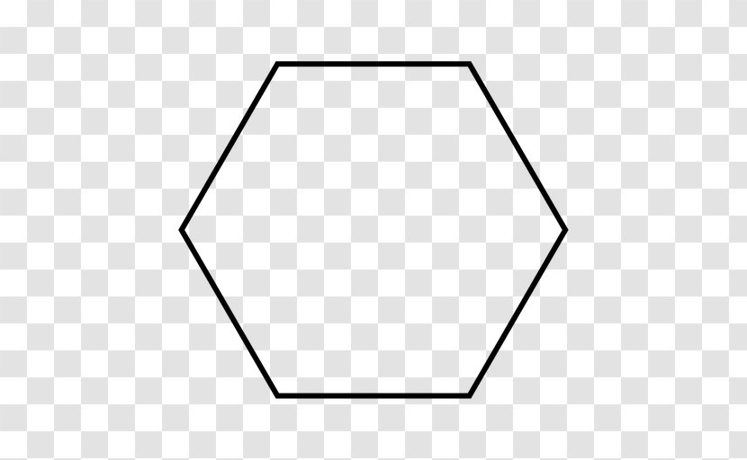Hexagonal Prism Two-dimensional Space Geometry Clip Art - Twodimensional - Hexagon Transparent PNG