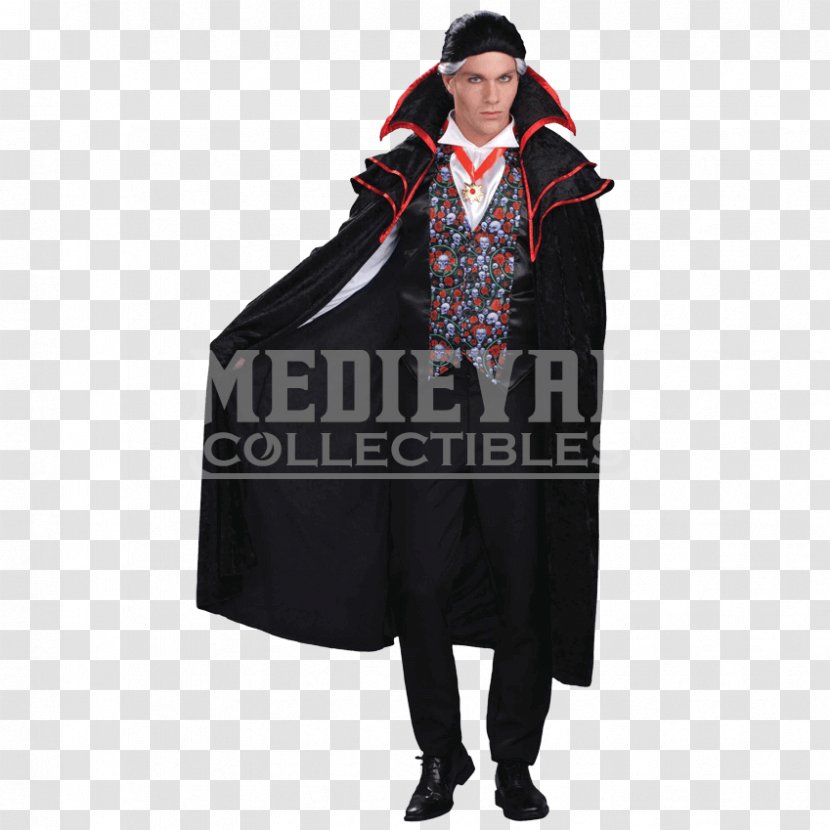 Costume Vampire Party Halloween Cloak - Hood Transparent PNG