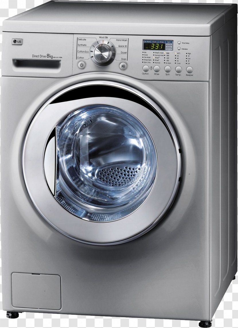 Washing Machine Combo Washer Dryer Clothes LG Corp Transparent PNG
