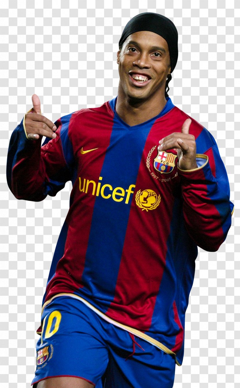 Ronaldinho Brazil National Football Team A.C. Milan Player FC Barcelona - Sleeve Transparent PNG