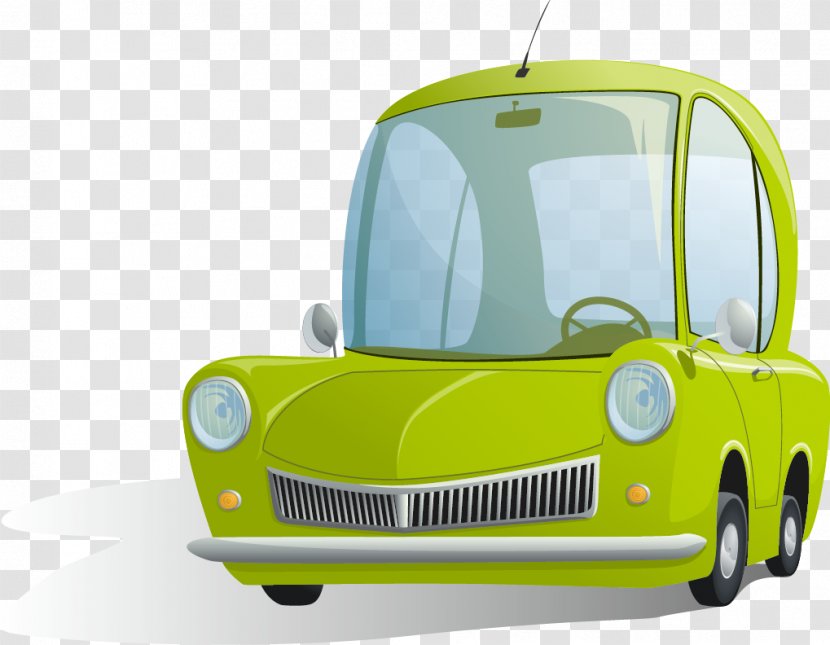 Cartoon Illustration - Illustrator - Car Transparent PNG