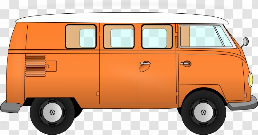Orange Background - Compact Van - Commercial Vehicle Transparent PNG