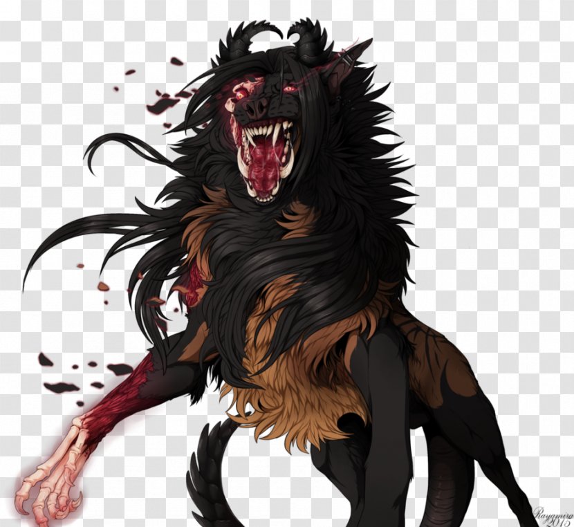 Werewolf Demon Fox Drawing DeviantArt - Carnivora Transparent PNG