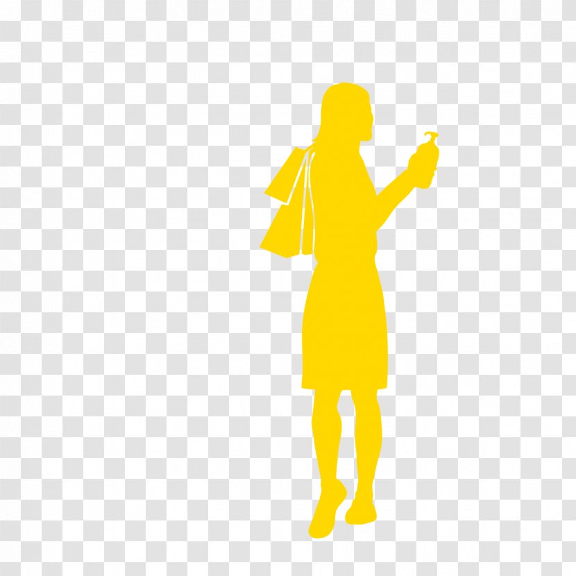 Silhouette Woman - Drawing - Cartoon Image Creative Transparent PNG