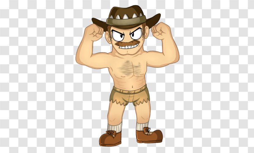 Cowboy Hat Finger Cartoon Mascot - Jo Saxton Transparent PNG