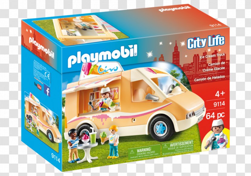 Ice Cream Van Amazon.com Playmobil - Food Scoops Transparent PNG