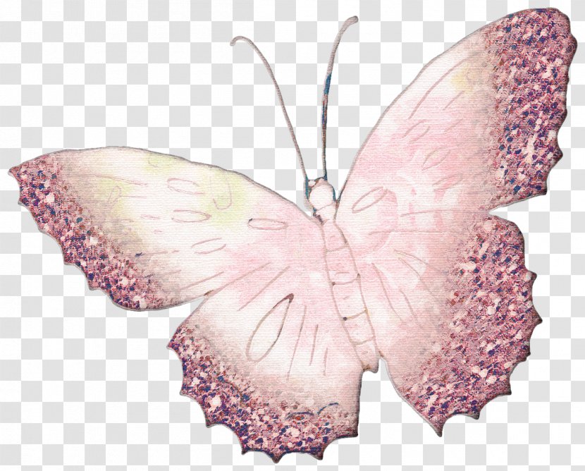 Nymphalidae Moth Butterfly Pink M - Moths And Butterflies Transparent PNG