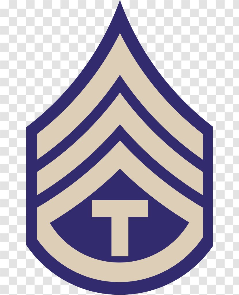 Staff Sergeant Technical Master United States Army Enlisted Rank Insignia - Electric Blue - Military Transparent PNG