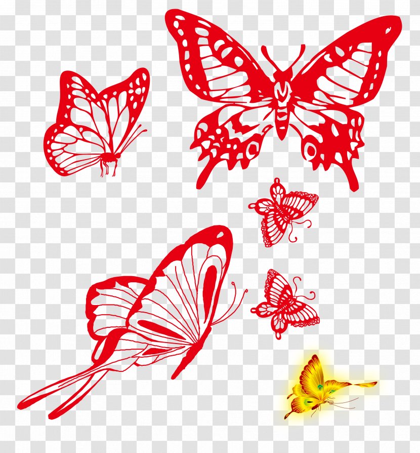 Monarch Butterfly Clip Art - Heart Transparent PNG