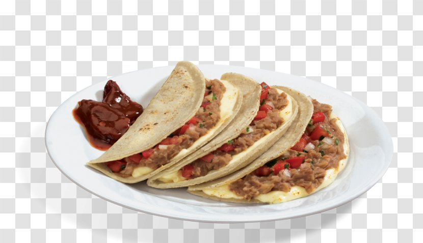 Turkish Cuisine Taco Breakfast Vegetarian - Mollete - Burritos Mexicanos Transparent PNG