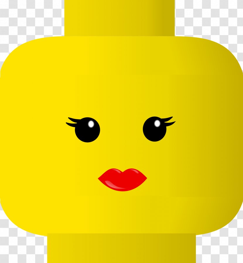 Lego Ideas Smiley Clip Art - Kiss Transparent PNG