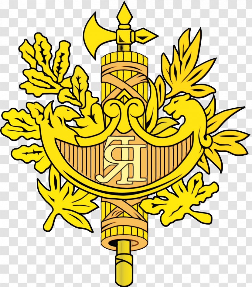 Coat Cartoon - History - Crest Yellow Transparent PNG