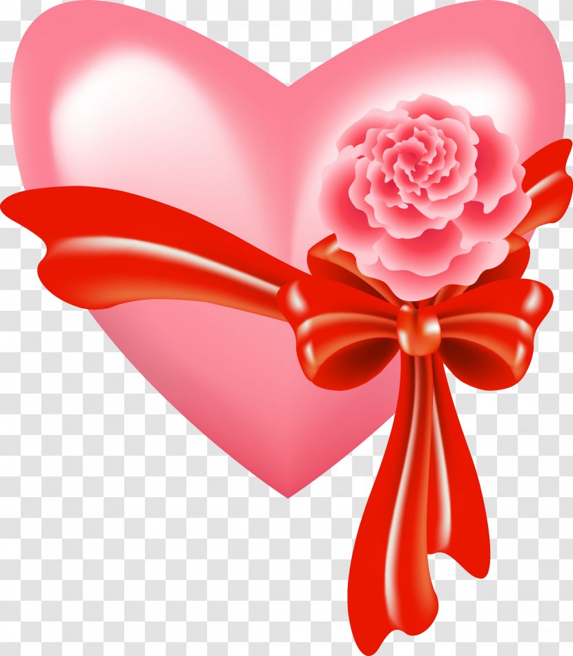 Heart Valentine's Day - Garden Roses - Amour Transparent PNG