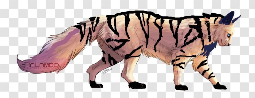 Tiger Mustang Cattle Mammal - Tree Transparent PNG