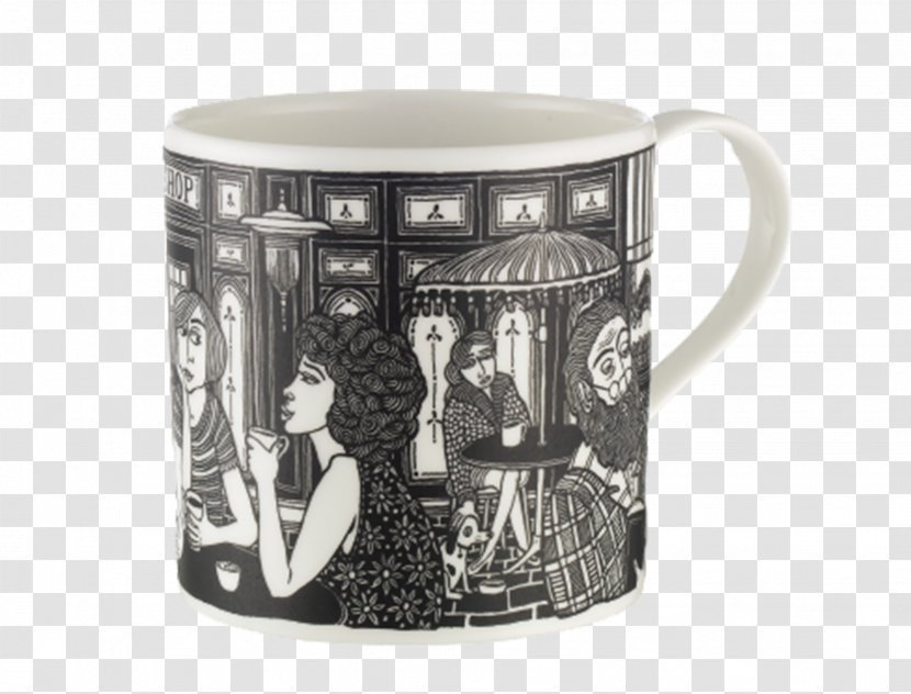 Coffee Cup Porcelain Mug Transparent PNG