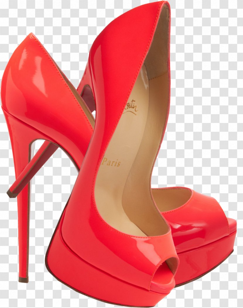 High-heeled Footwear Court Shoe Peep-toe - Peach - Women Shoes Transparent PNG