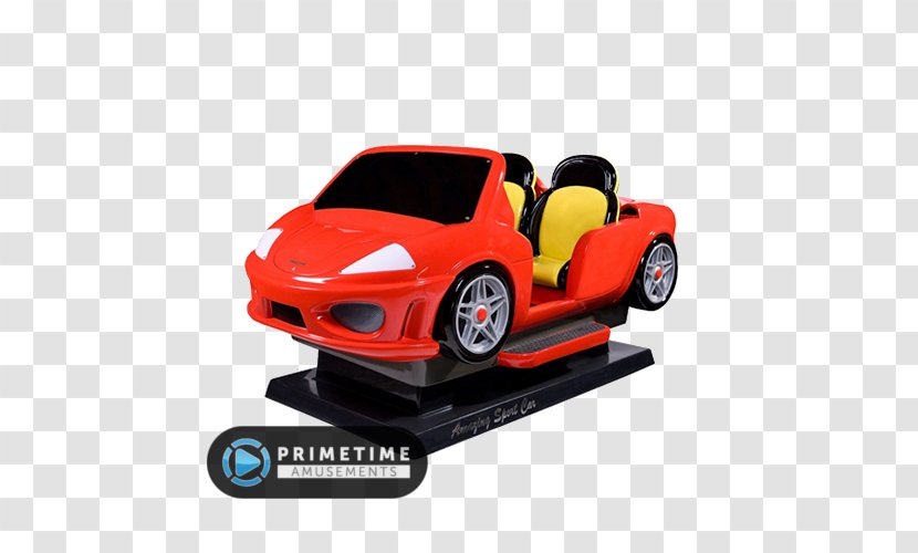 Sports Car Kiddie Ride Game Amusement Park - Vehicle Transparent PNG