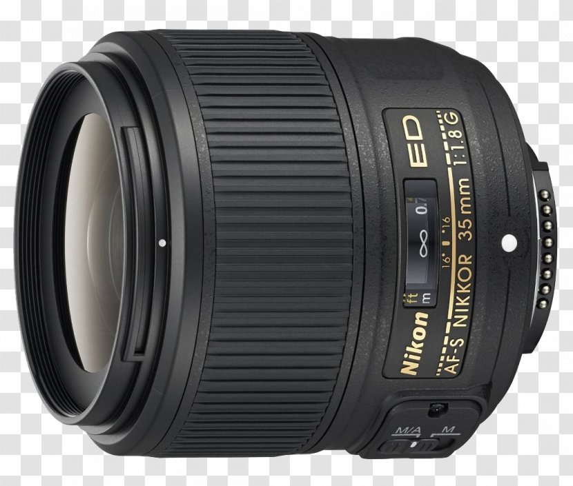 Nikon AF-S Nikkor 50mm F/1.4G DX 35mm F/1.8G ED Camera Lens - Afs Dx F18g Transparent PNG