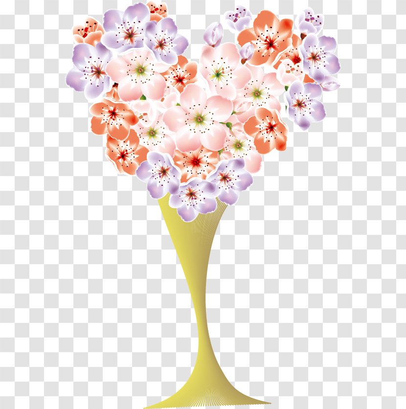 Floral Design Flower Bouquet Nosegay - Vector Transparent PNG