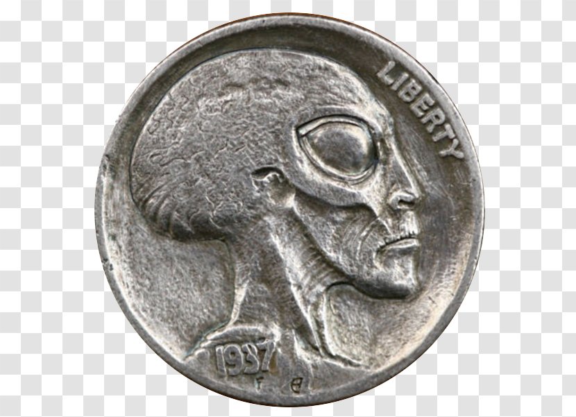 Earth Hobo Nickel Extraterrestrial Life Coin YouTube - Penny Transparent PNG