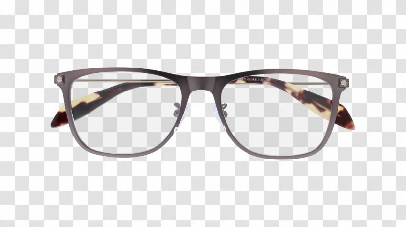 Sunglasses Goggles Grey Metal - Glasses - Alexander Mcqueen Transparent PNG