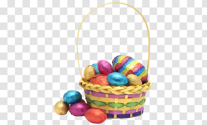 Easter Bunny Basket Egg Transparent PNG