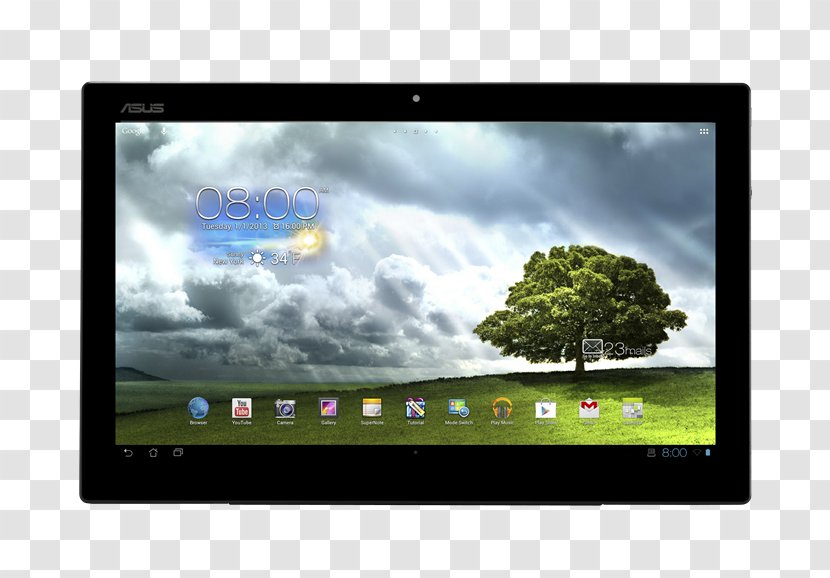 Asus Eee Pad Transformer Android Computer Monitors - Tablet Transparent PNG