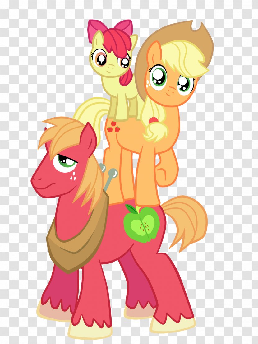 Applejack Apple Bloom Big McIntosh Pony - Cartoon - Mac Transparent PNG