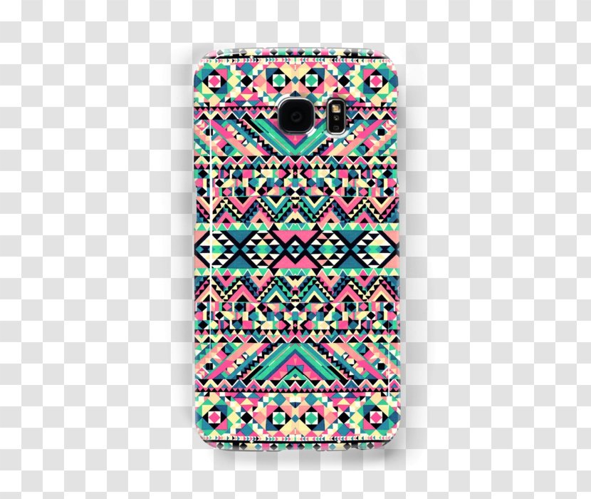 IPhone 6 Plus 6S X Tribe - Turquoise - Aztec Pattern Transparent PNG