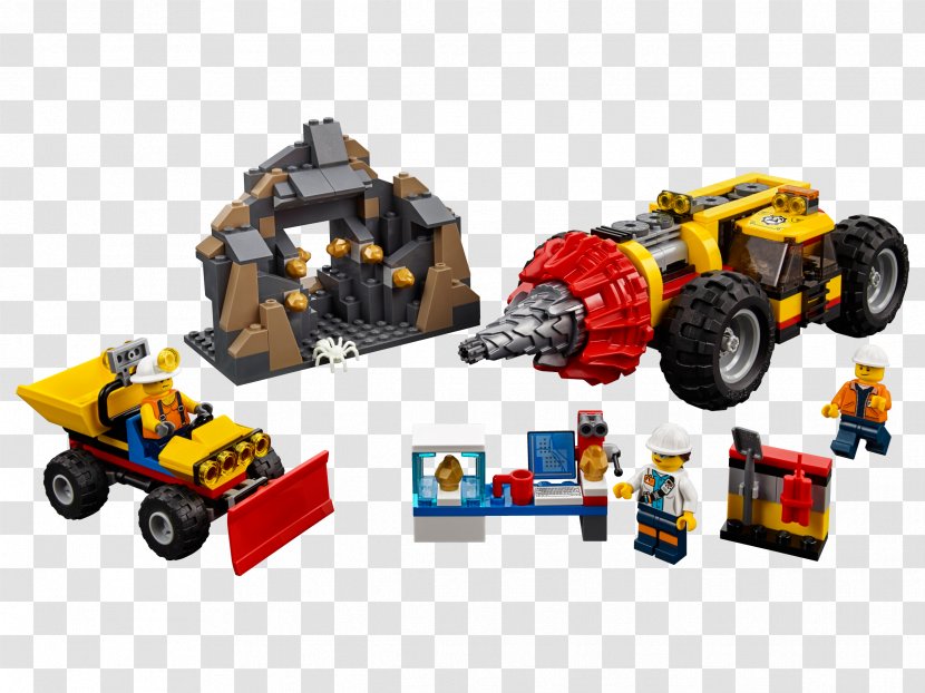 LEGO City Mining 60186 Heavy Driller 60188 Experts Site Toy Lego Minifigure Transparent PNG