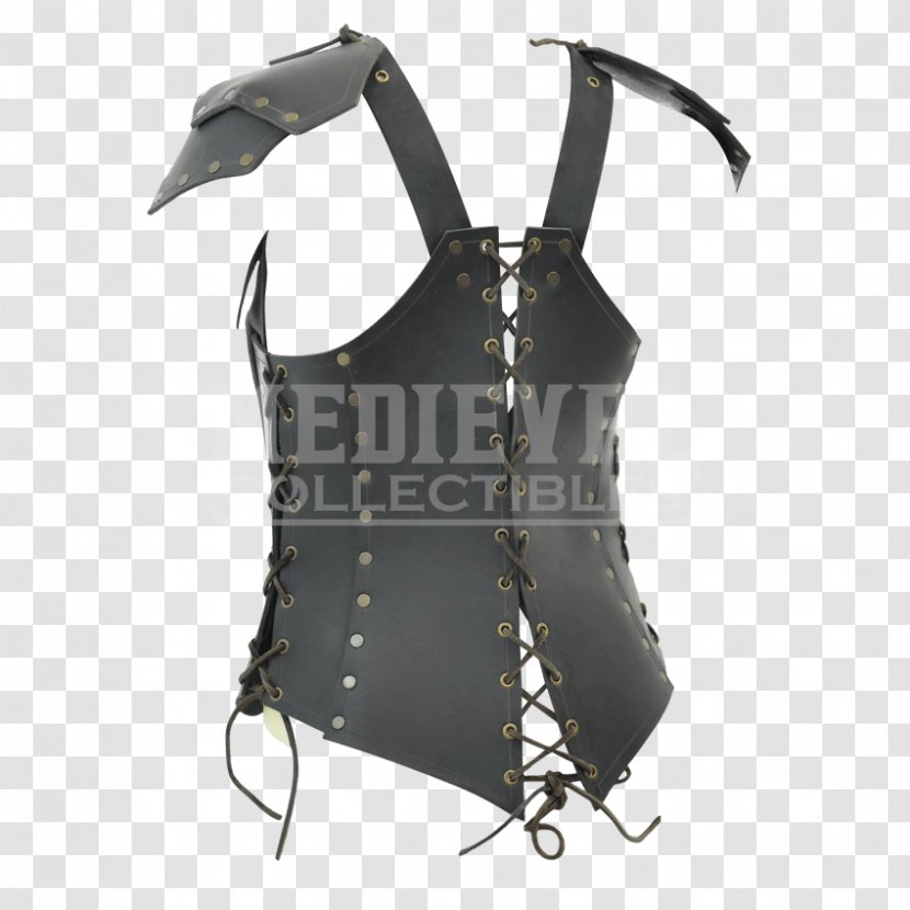 Pauldron Robe Corset Components Of Medieval Armour Bustier - Armor Transparent PNG