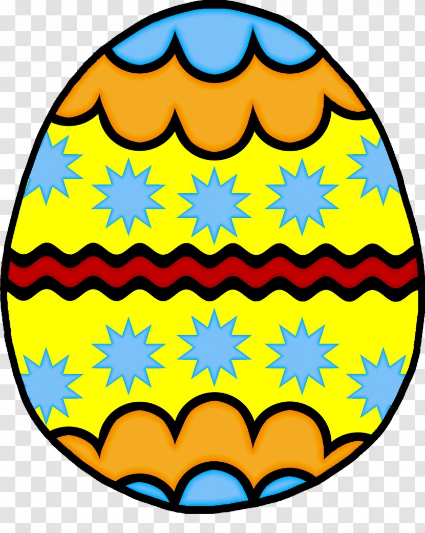 Easter Bunny Egg Clip Art - Yellow - Fried Clipart Transparent PNG