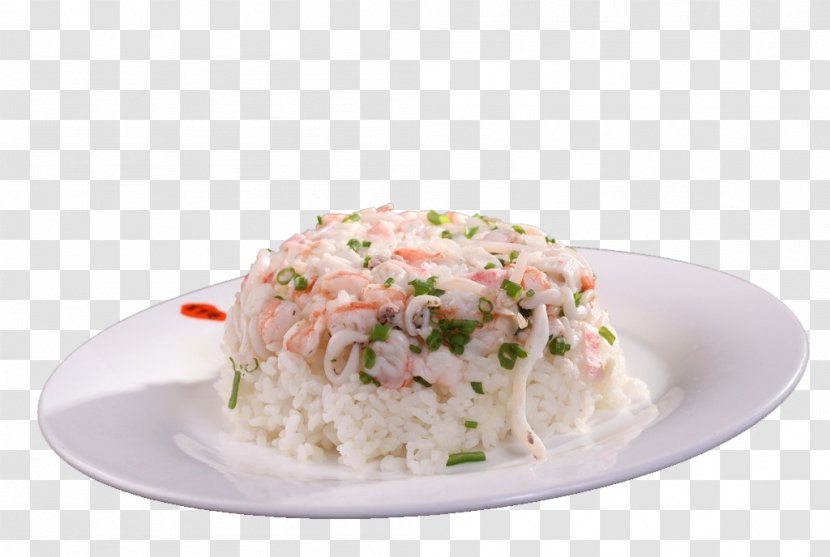 Fried Rice Cooked Chicken Seafood Frying Transparent PNG