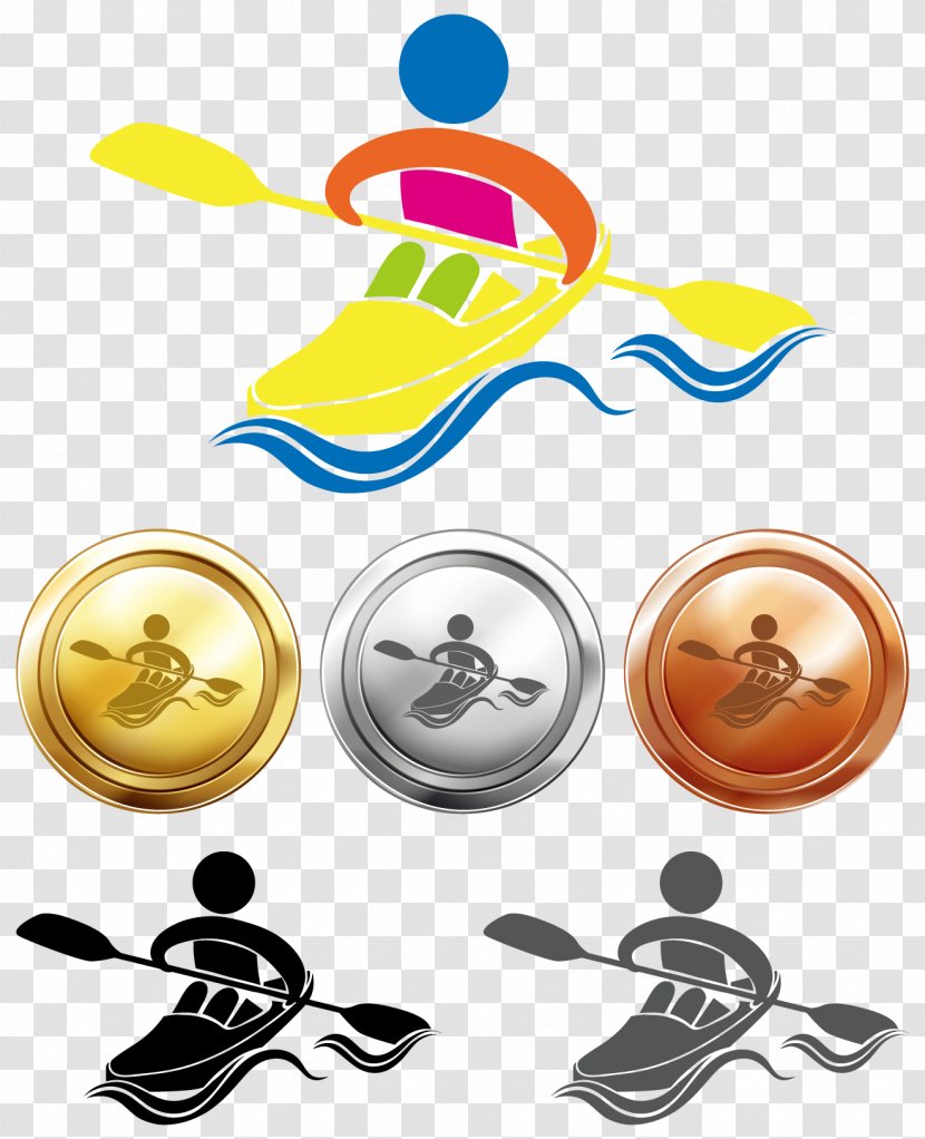 Icon Design Clip Art - Yellow - Rowing Villain Transparent PNG