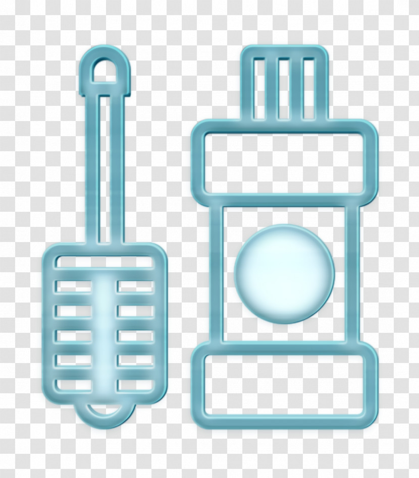 Cleaning Icon Furniture And Household Icon Toilet Brush Icon Transparent PNG