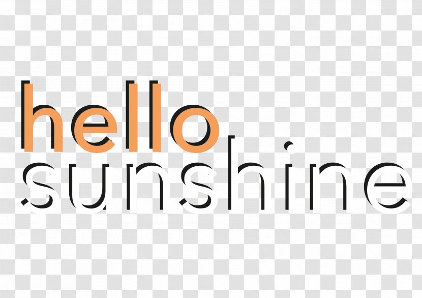 Logo Brand Font - Hello Sunshine Transparent PNG