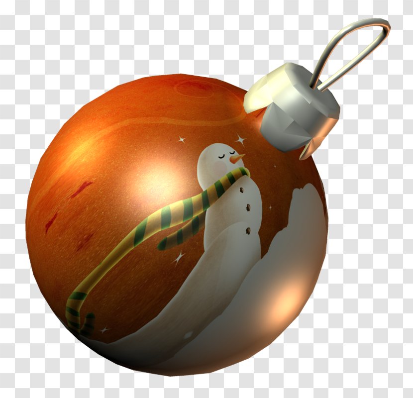 Christmas Ornament - Orange Transparent PNG