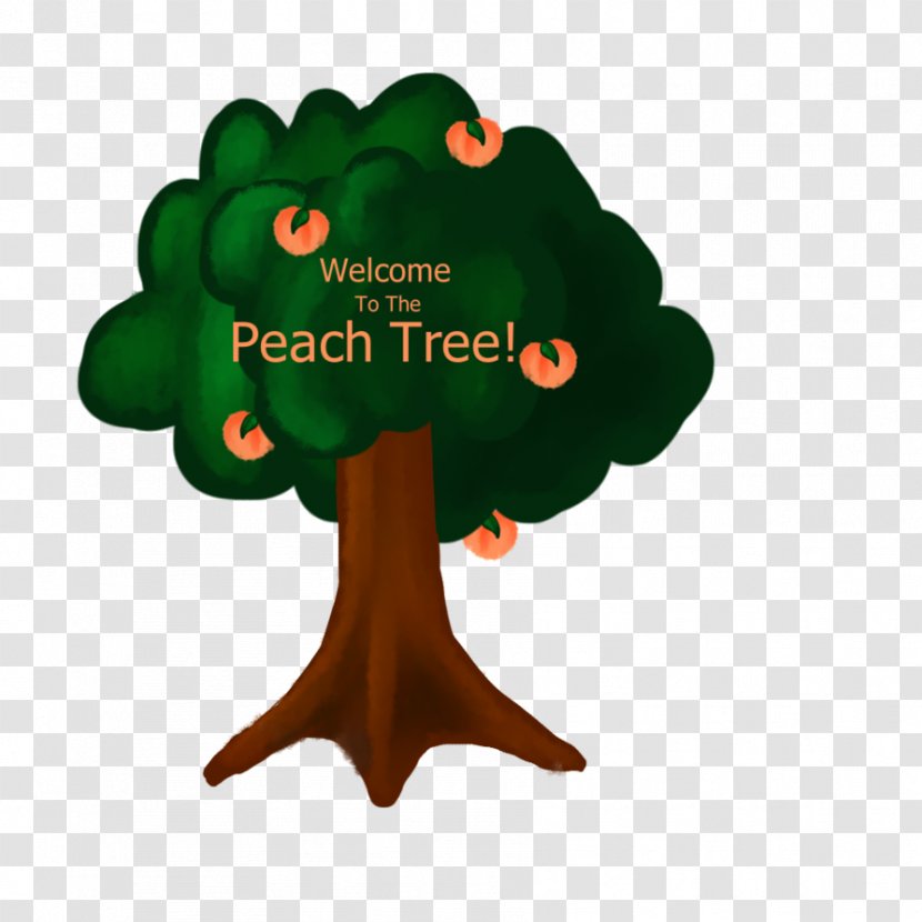 Tree Font - Plant - Peach Fruit Transparent PNG